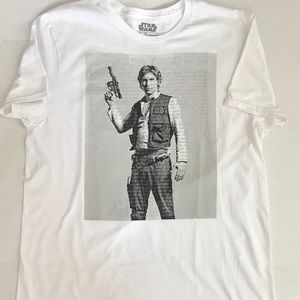 Men’s Star Wars Han Solo Official T-Shirt Tee NWT